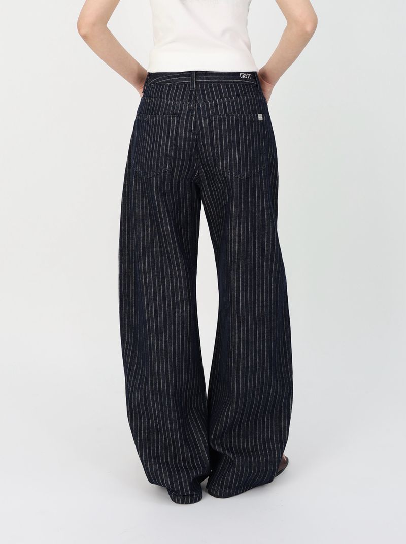 MOOD INDIGO PIN STRIPE CURVED DENIM code 26200