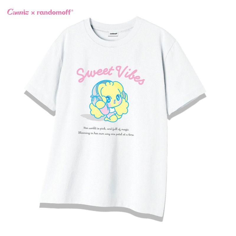 RANDOMOFF（ランダムオフ）の「[ROF X CANNIZ] SWEET LILLY T-SHIRT [3COLOR]（Tops）」