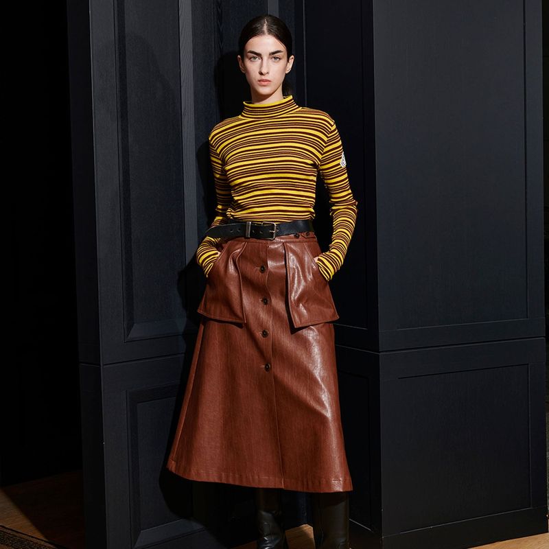 PUBLICKA X(パブリカエックス)の「 HANNAH POCKET SKIRT, TAN BROWN(Skirts)」