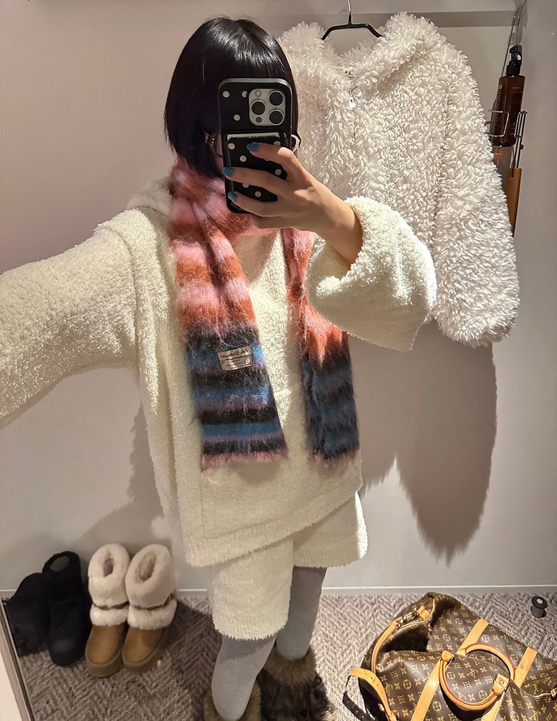 Candy Stripe Colorful muffler