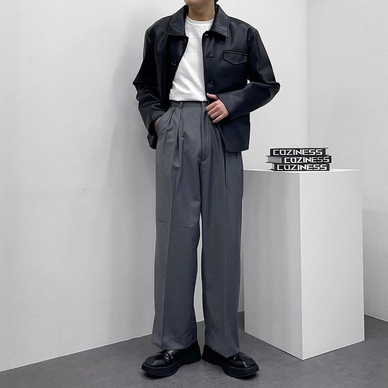 FL Youth Cropped Leather Jacket (2 colors)
