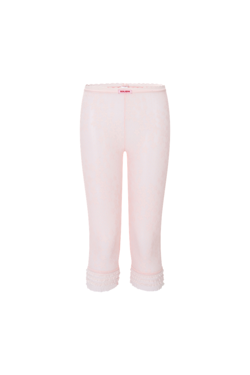 MINJIENA（ミンジエナ）の「star mesh leggings pink（Pants）」