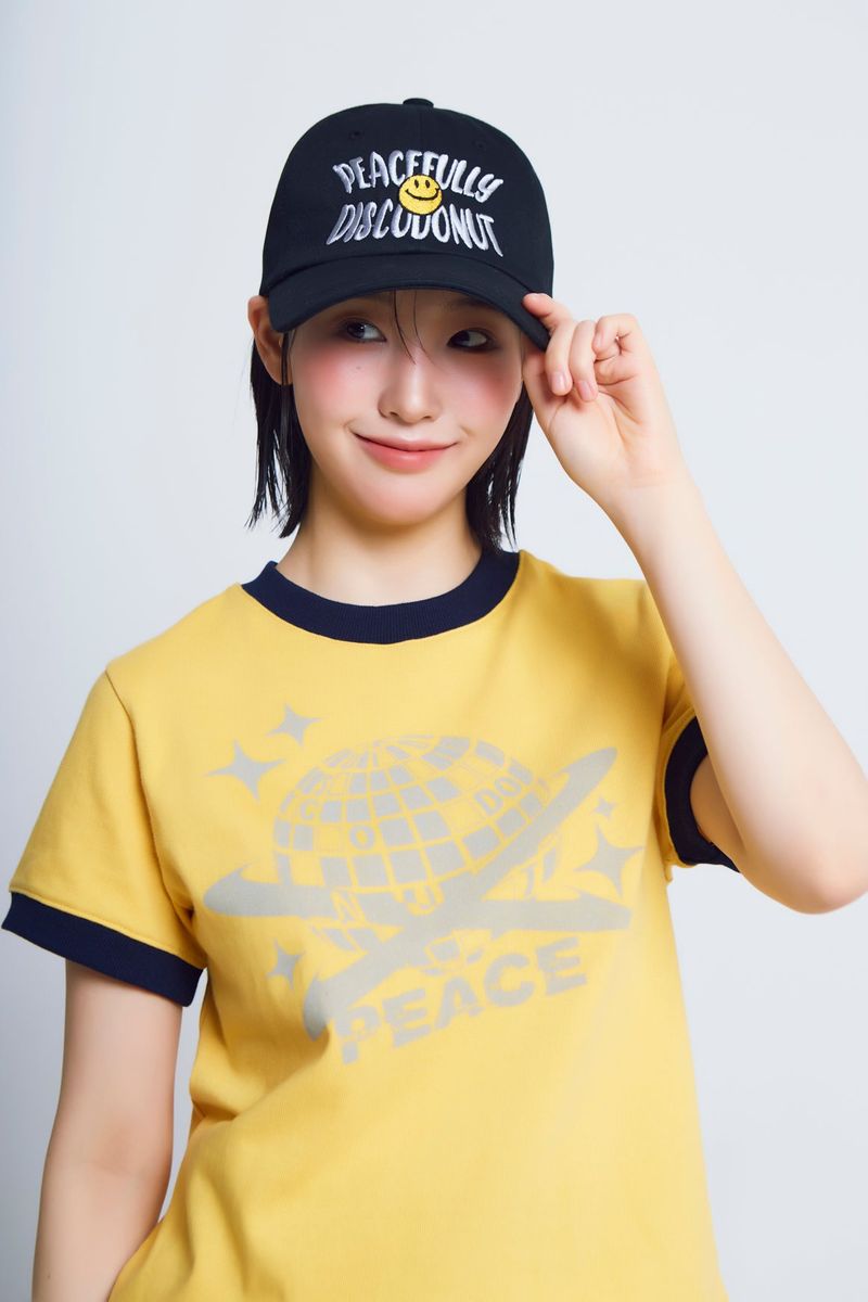 universe print ½T-shirts_yellow/navy