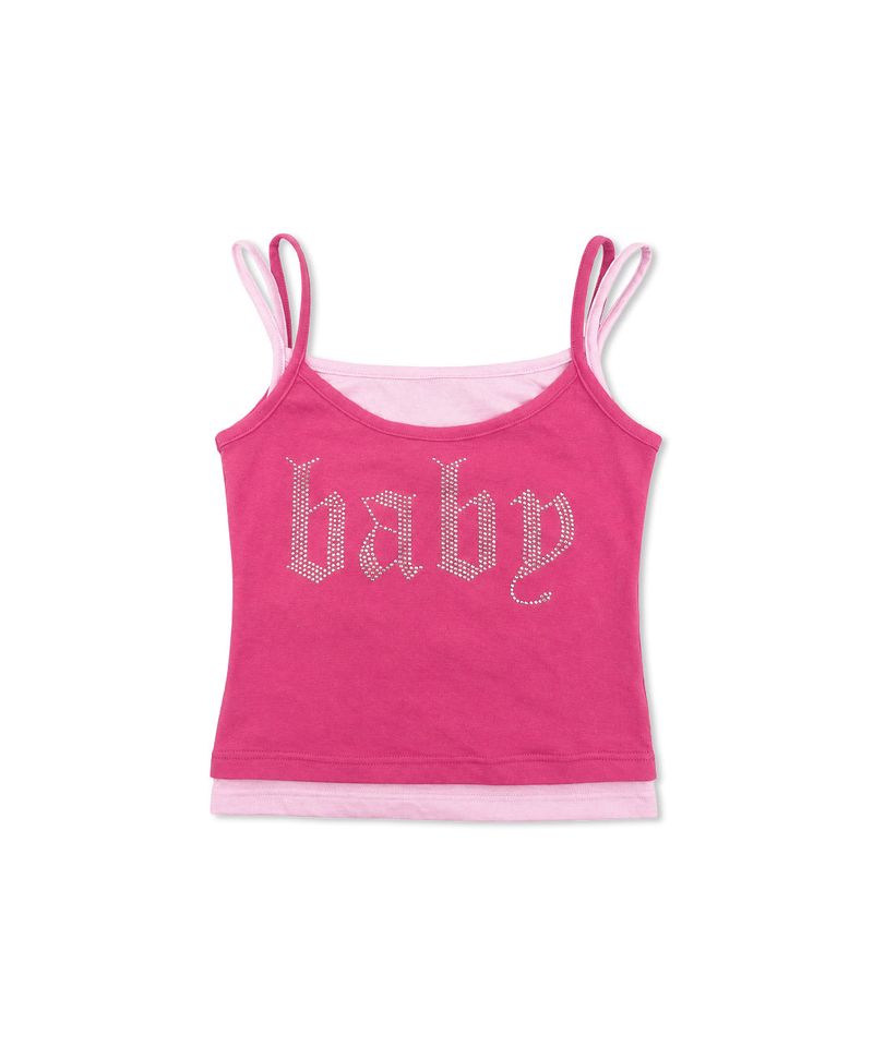 baby doll layered top (3colors)