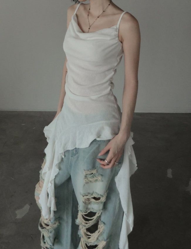 Bark Heavy Distressed Denim