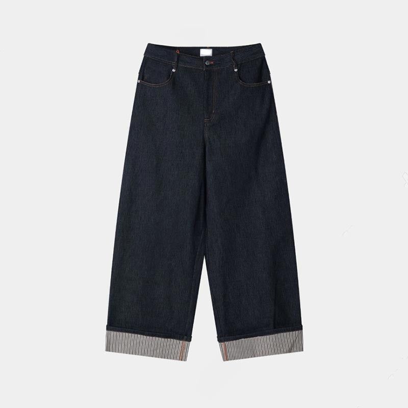[Premium] ASCLO Roll Up Raw Denim Pants (2color)