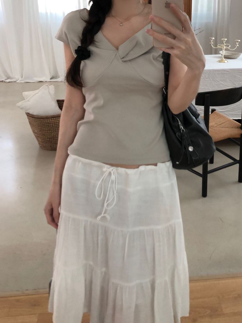 Andy Cancan Midi Skirt (2 colors)