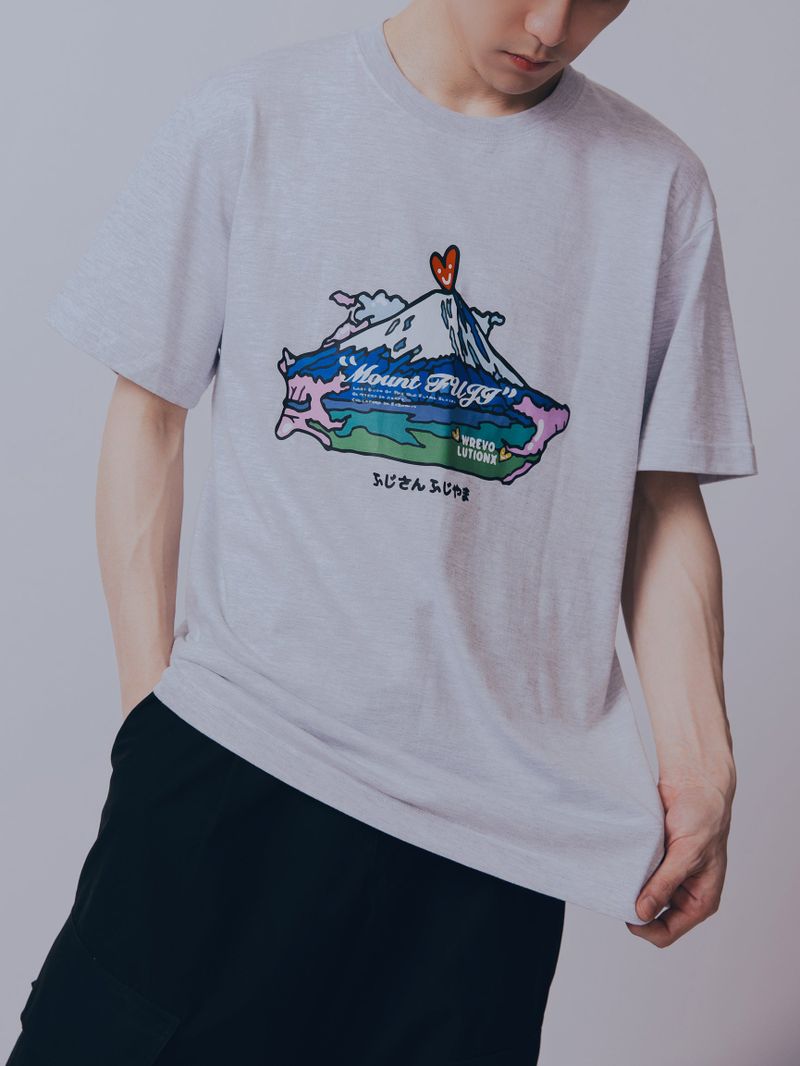 Mount. Fuji Graphic T-Shirt (Gray)