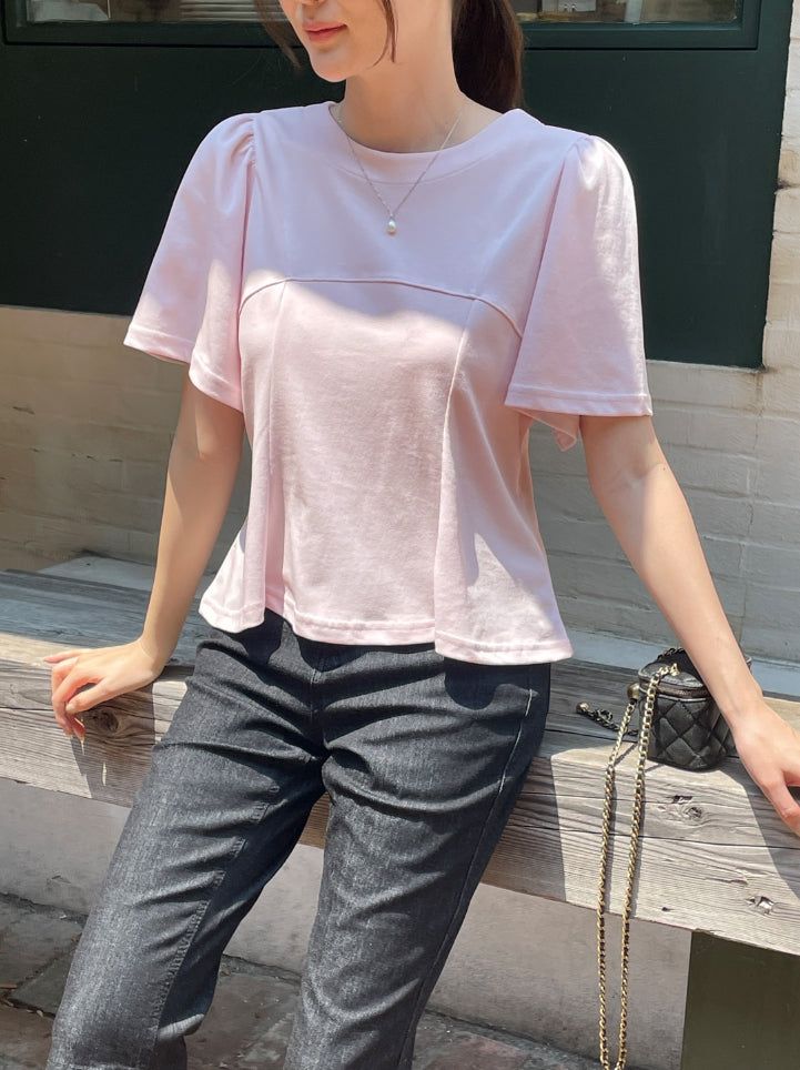 Roden Slit Span Capri Denim Pants