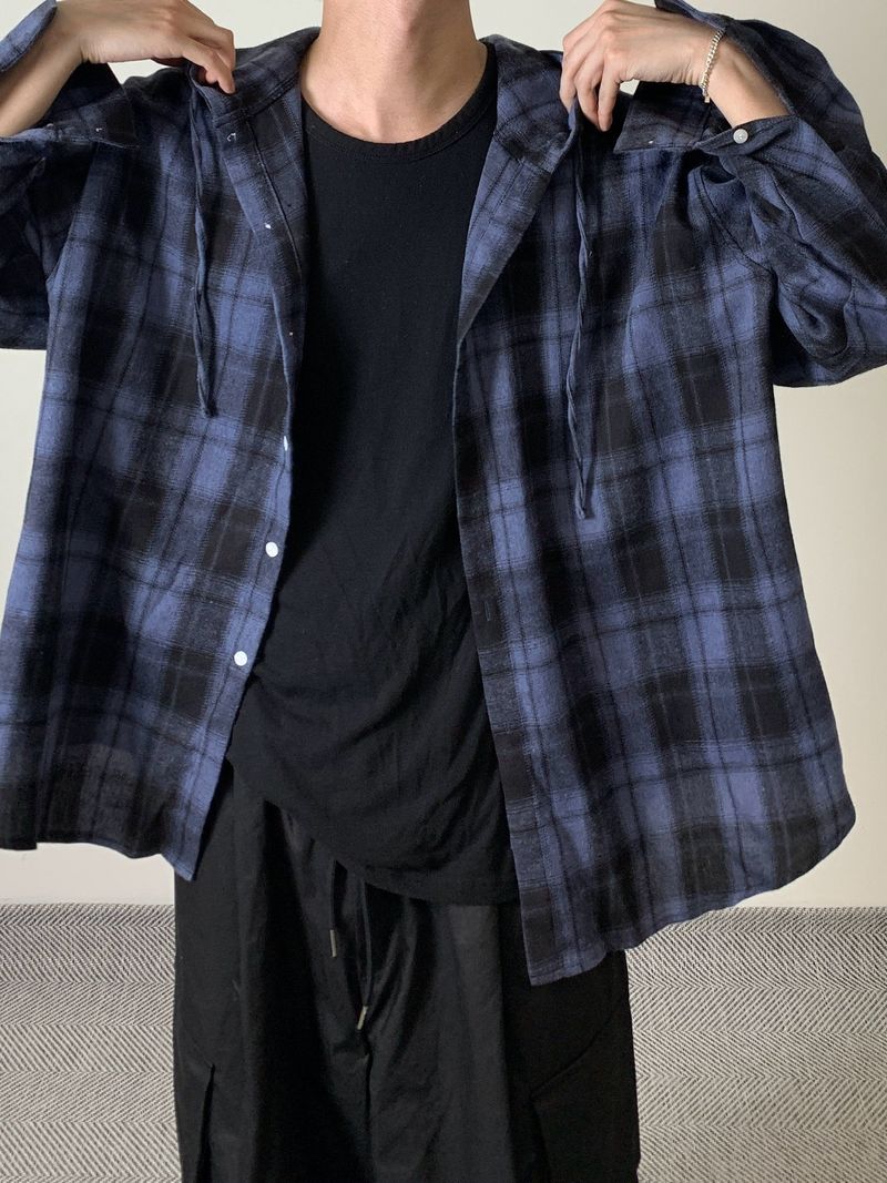 LD Over hood check shirts