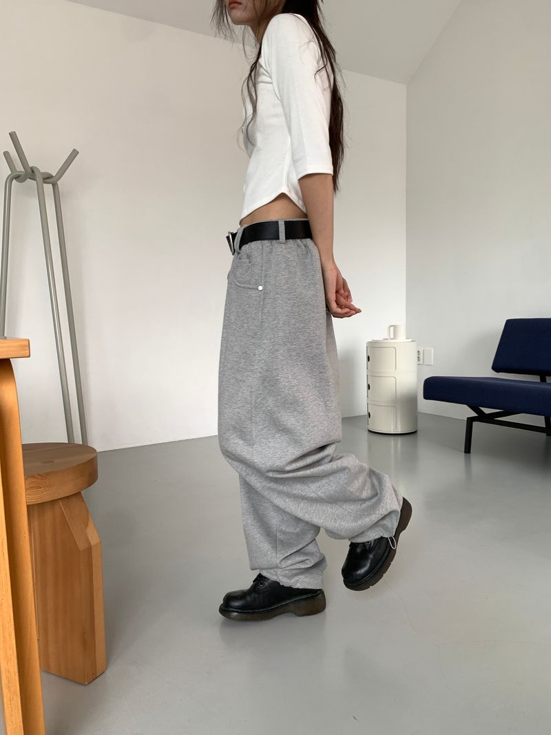 BELT LOOP SWEAT PANTS (2C)