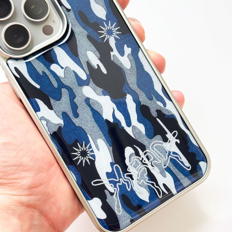 Sharpburst Camouflage Phone Case (SV_Blue)