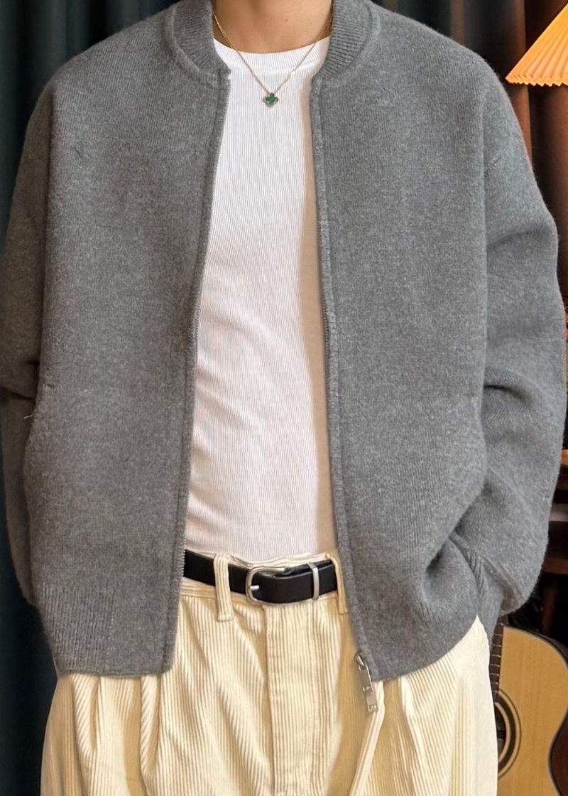 Perion Round Two-Way Cardigan 5COLOR
