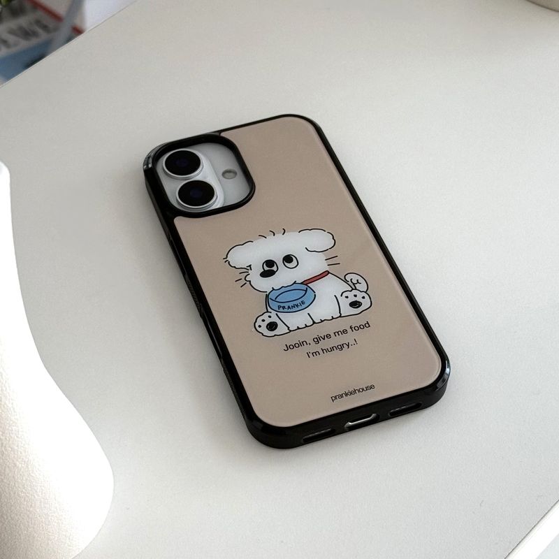 prankie house（プランキー ハウス）の「[magsafe] puppy food glass case（Smartphone Accessories）」