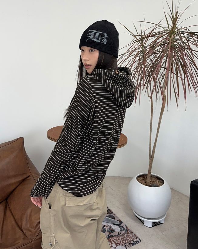 Connen Stripe Hoodie
