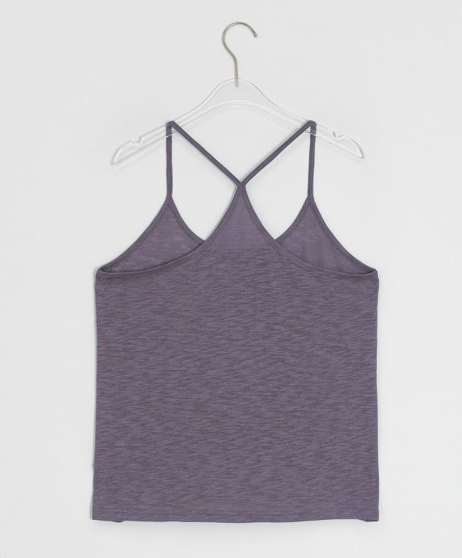 Myohil Slub Layered Sleeveless Bustier