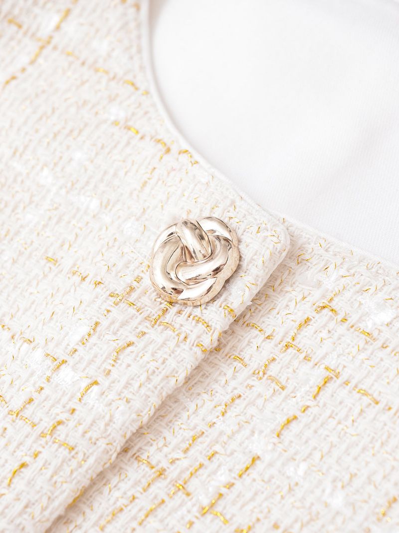 Celie Tweed Belt Vest