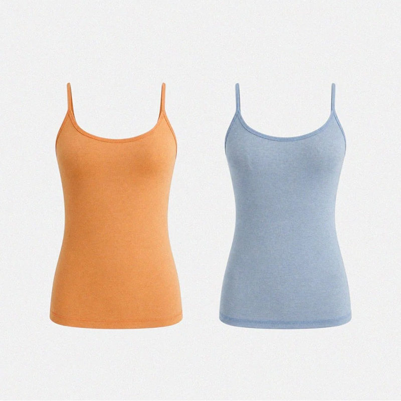 SUNKISS RIBBED CAMI TOP(2COLORS!)