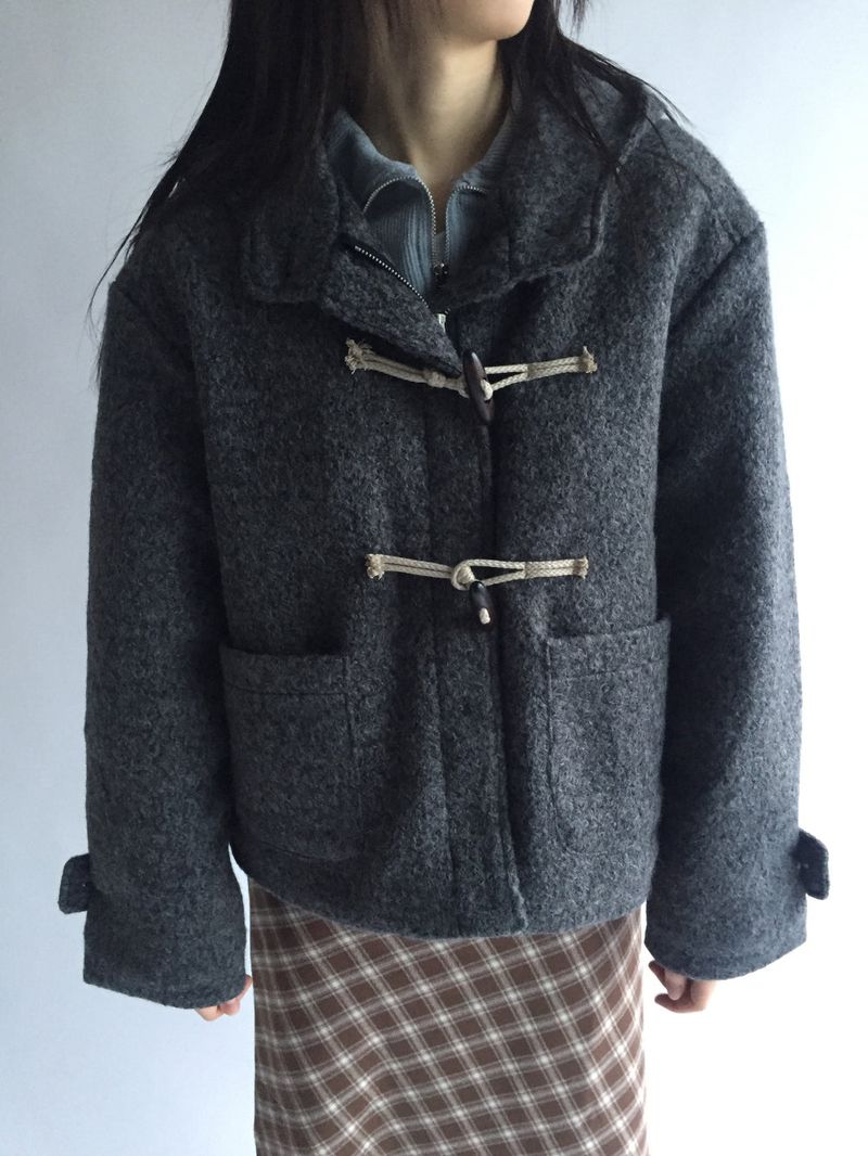 Short duffel coat