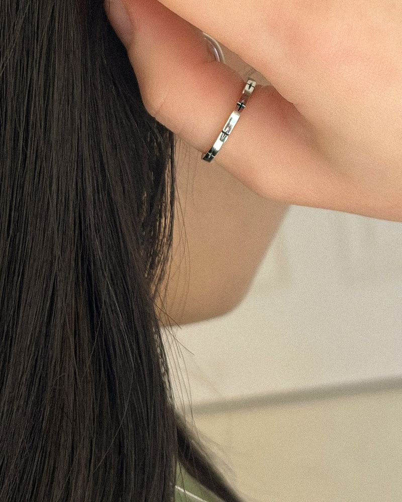 Hove cross ring (silver) *1PCS