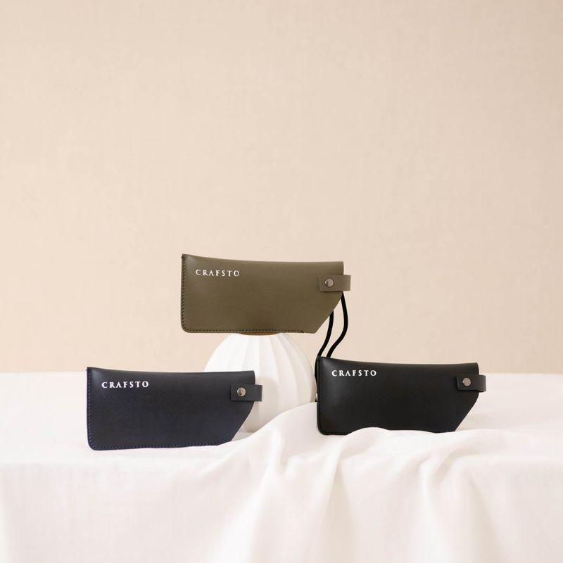 Cactus Leather Glasses Case
