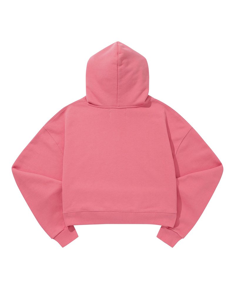 939 LOGO CROP HOOD (SALMON)