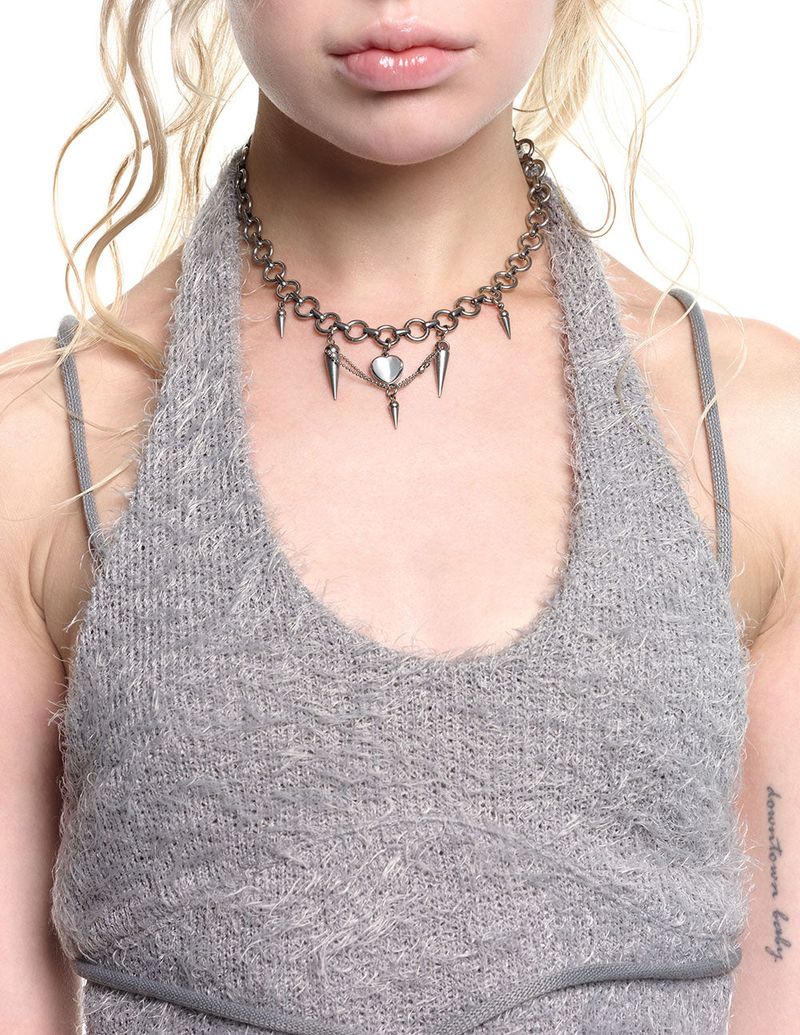 Intense Gray Necklace