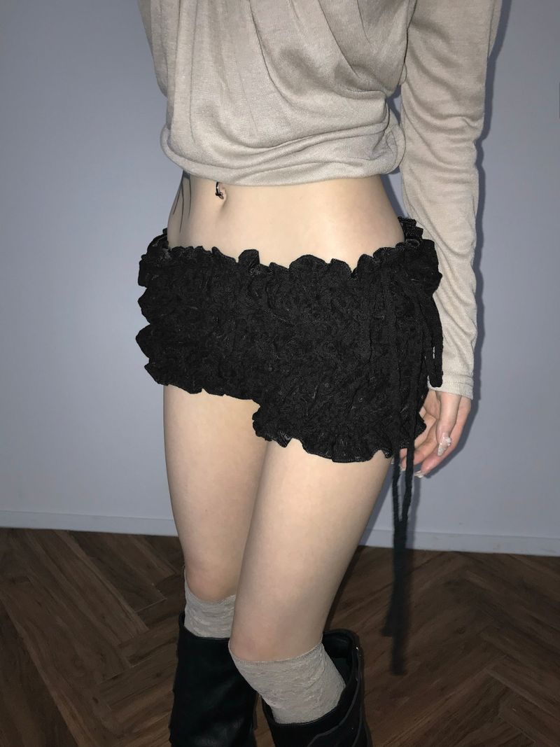 shushu shirring shorts(2 color)