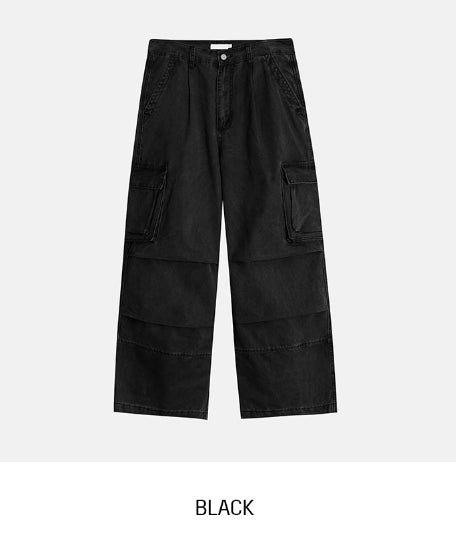 Theo Washed Double Pocket Cargo Pants