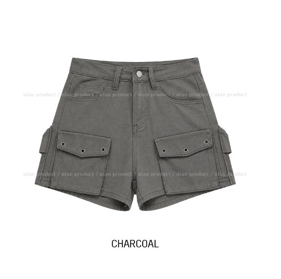 Luin Eyelet Cargo Shorts