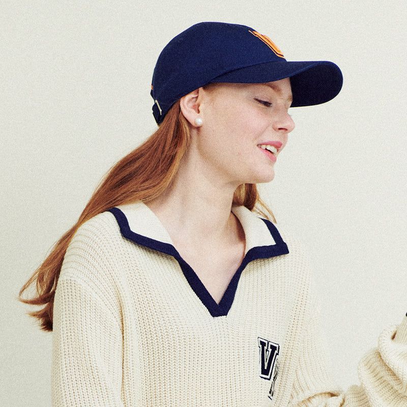 V-point logo ball cap