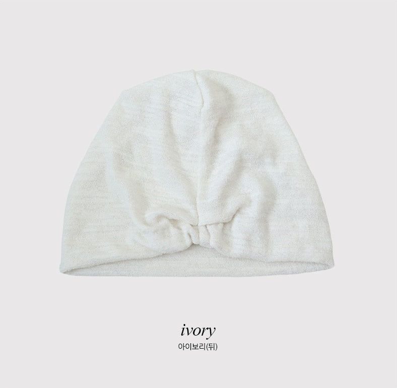 Unique Button Point Beanie (2color)
