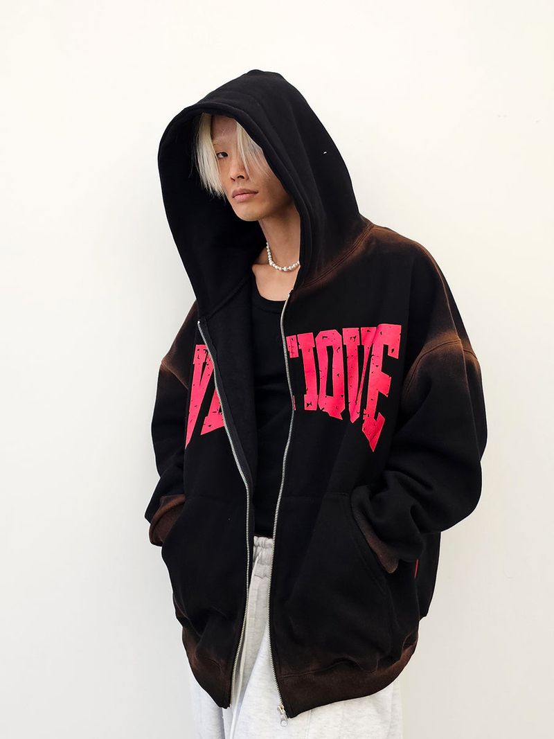 VENTIQUE VTQ Napping hooded zip-up 3colors
