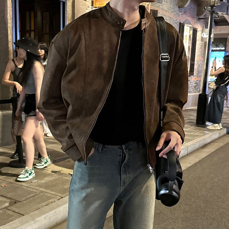 lemenne（ルメンヌ）の「LMN Aaron Leather Oversized Fit China Jacket (2color)（Jackets/Outerwear）」