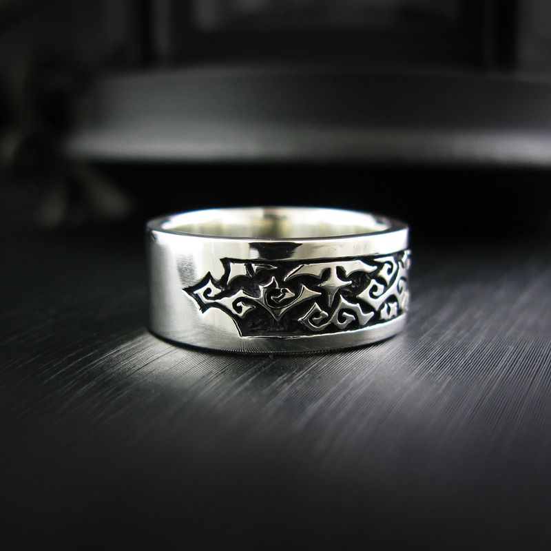 Lunar Scent-F1 silver ring