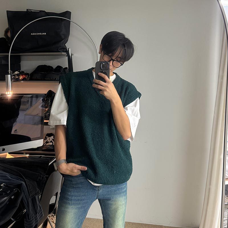 ASCLO(エジュクロ)の「ASCLO Urban Wool Knit Vest (4color)(Tops)」