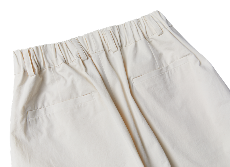unisex side balloon pants brown