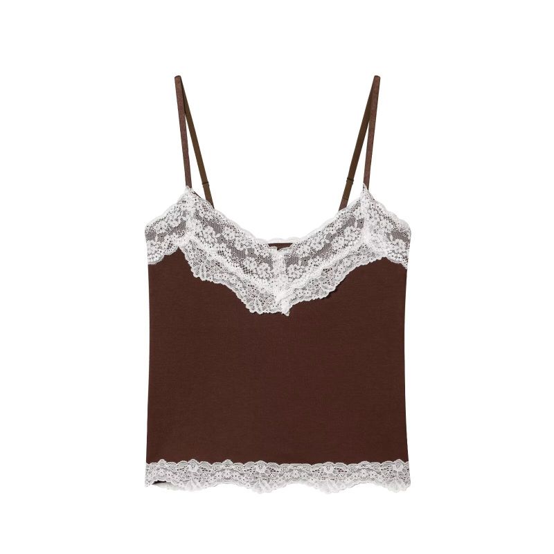 Yena Lace Trim Cami Top