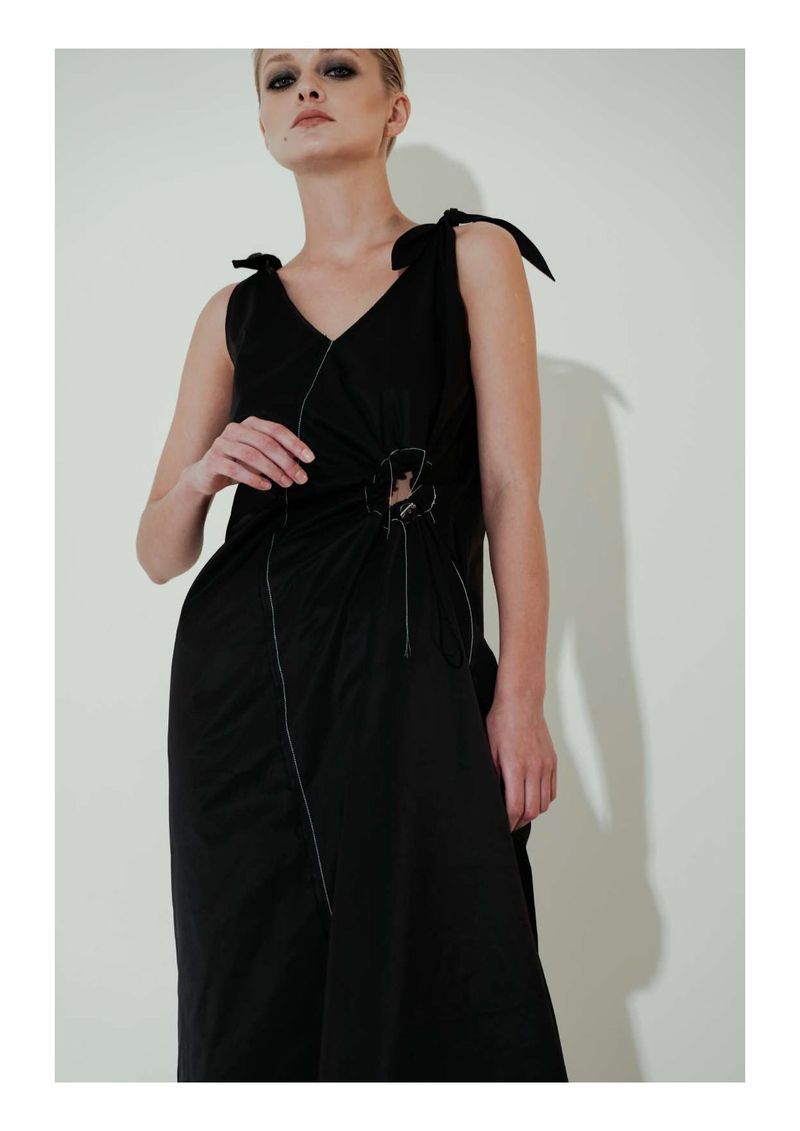 Cut Out Nylon Dress