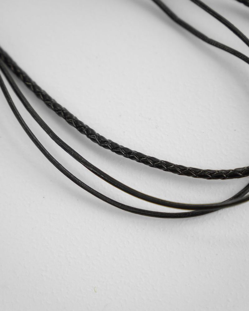 Cross Leather Bracelet