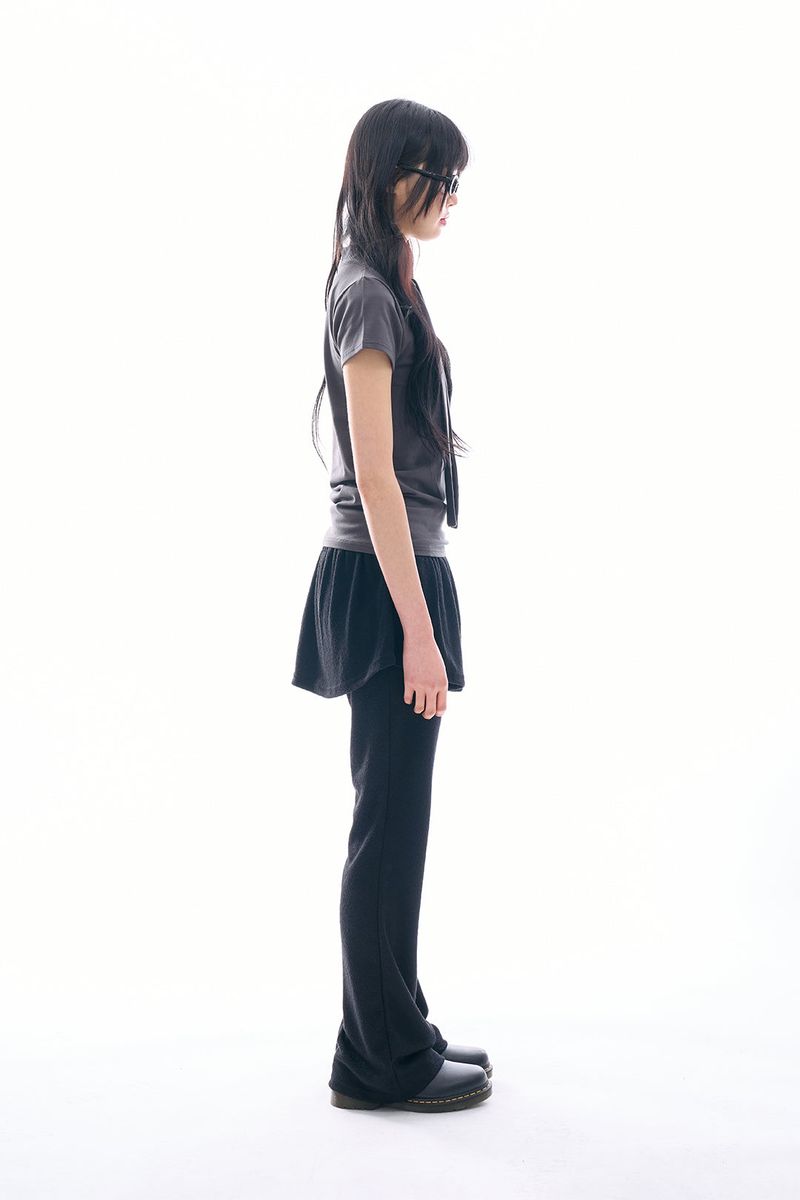 Caligo layered skirt pants