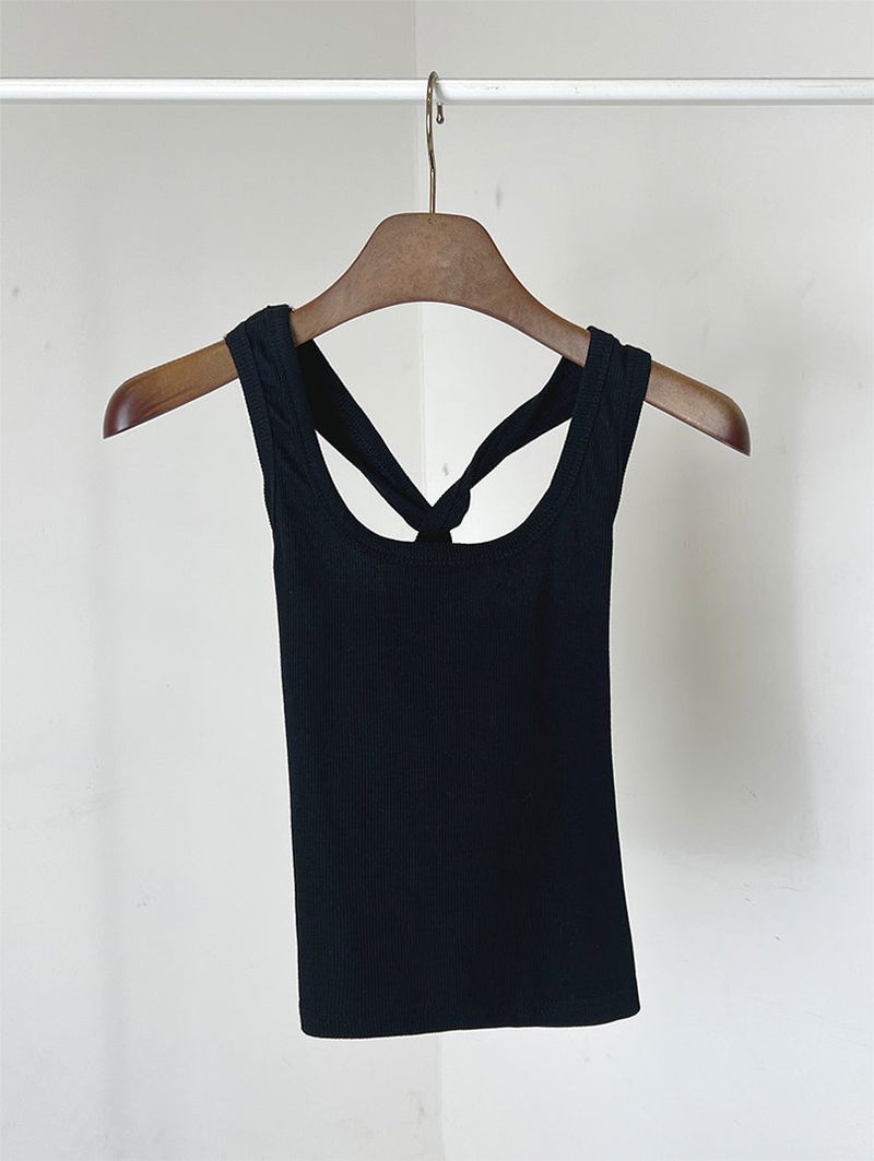 TWIST HOLE SLEEVELESS (2C)