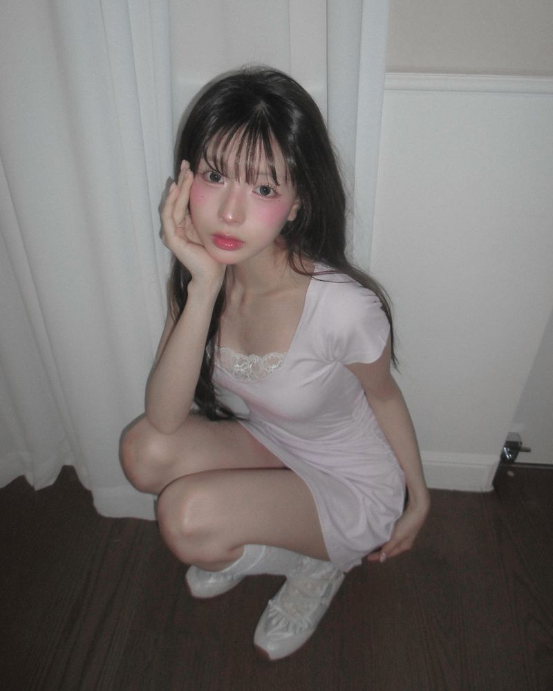 [MADE] Viola Lace Shirred Mini Dress