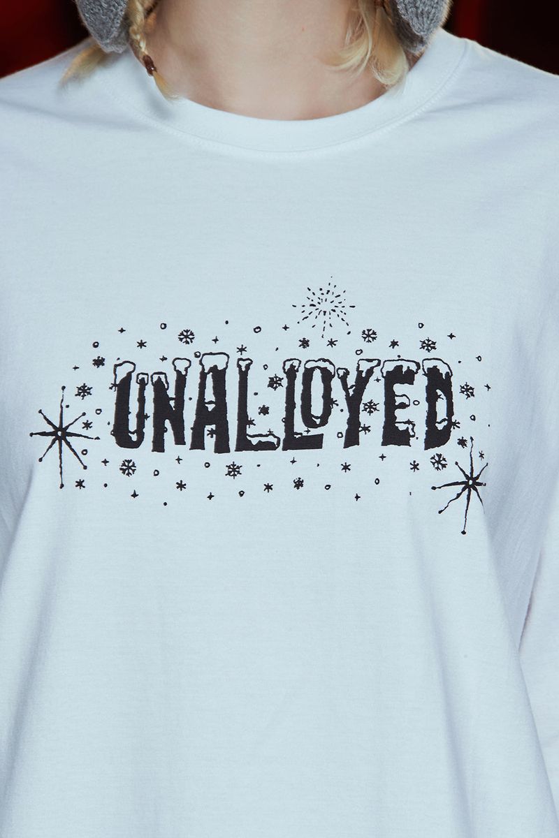 SNOW LOGO LSV T SHIRT / WHITE