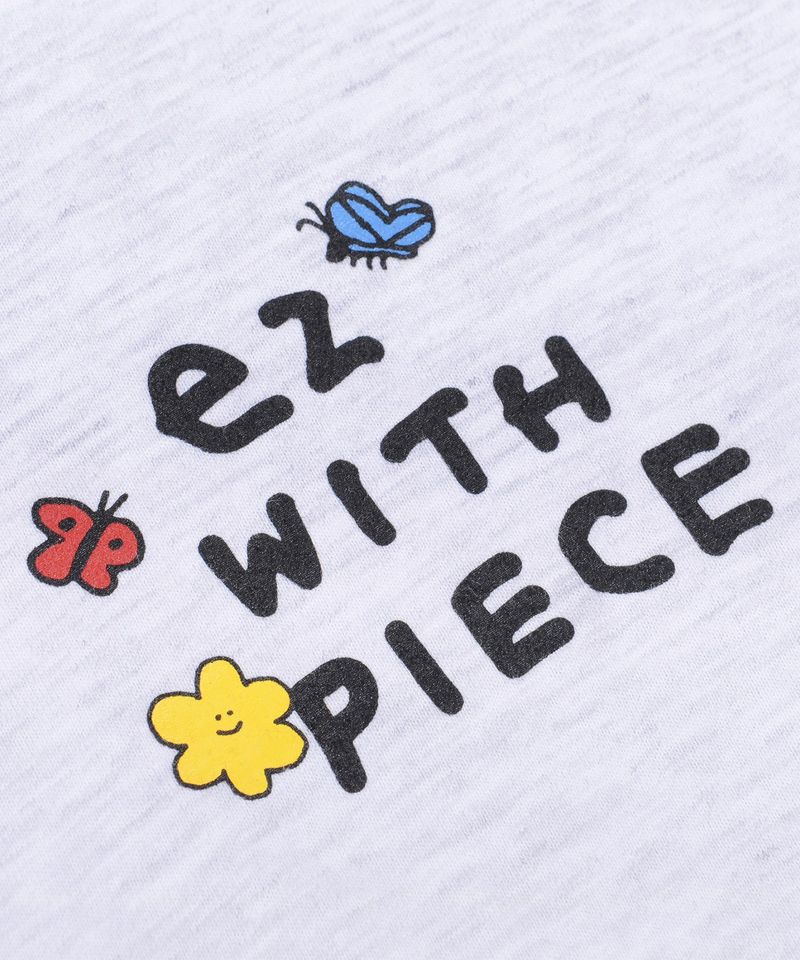 [EZwithPIECE] GARDEN CROP TEE (2COLORS)