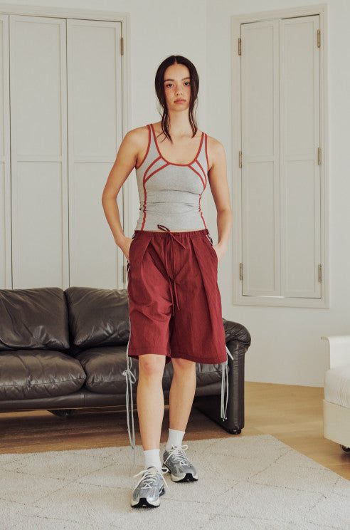 Sporty Line Tank Top (GRAY)