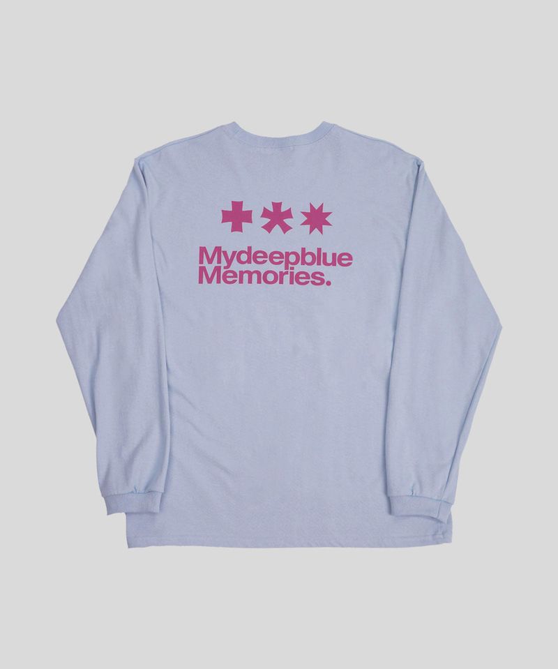 MM SYMBOL LOGO LONG SLEEVE T(SKY)