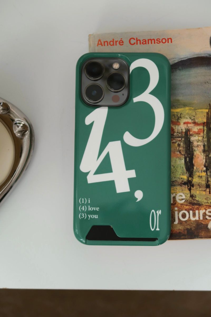 [MADE] 143 card case (green/white)