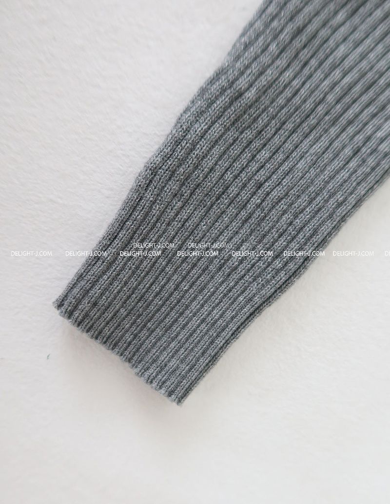 V-neck Knit Sleeveless Cardigan Set