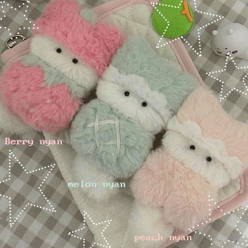 【MADE】 Fruit Nyan Keyring (Berry / melon / peach)